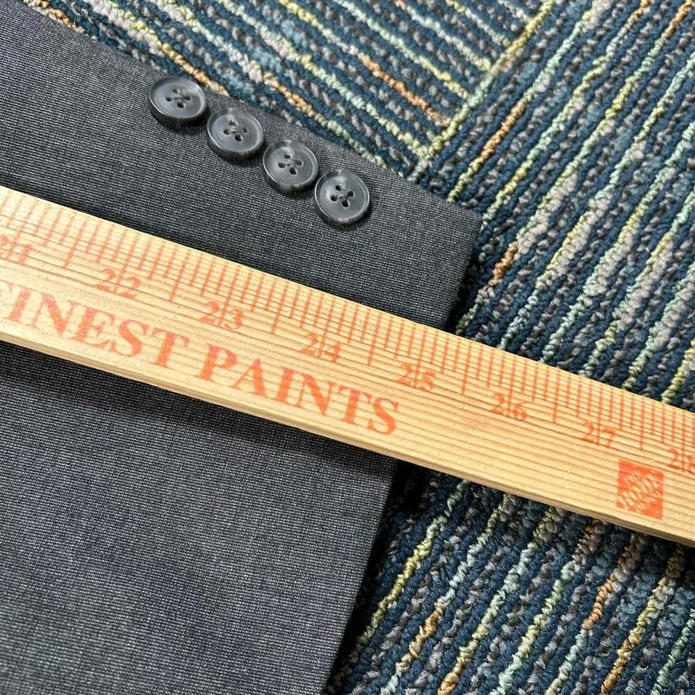 Saddlebred Blazer 48R Grey Motion Stretch Two Button Sport Coat Mens